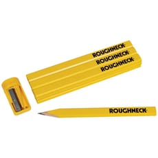 Roughneck 11 Piece Carpenters Pencils and Sharpener Set