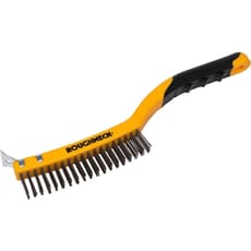 Roughneck Stainless Steel Soft Grip Wire Brush