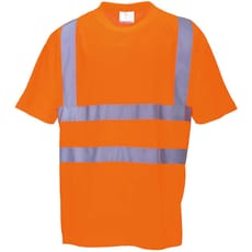Portwest Mens Hi Vis Short Sleeve T Shirt