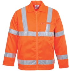 Portwest Class 3 Hi Vis RIS Polycotton Jacket