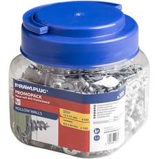 Rawlplug R-CC1-DRA02+ Metal Self Drill Plasterboard Fixings Mini Jar of 150