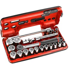 Facom S.161DBOX1 21 Piece 1/2" Drive Hexagon Socket Set