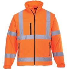 Portwest 2 in 1 Waterproof Hi Vis Softshell Jacket