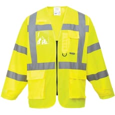 Portwest Executive Long Sleeve Hi Vis Waistcoat