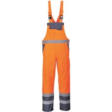 Oxford Weave 300D Class 2 Hi Vis Contrast Bib and Brace