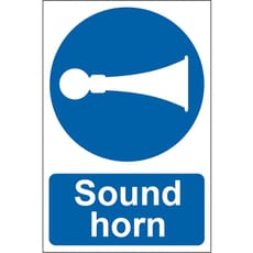 Scan Sound Horn PVC Sign