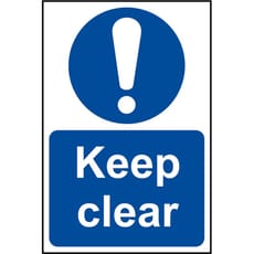 Scan Keep Clear Sign