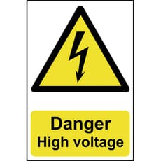 Scan Danger High Voltage Sign
