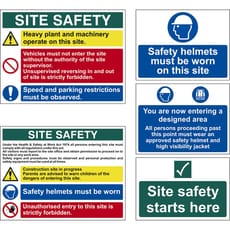 Scan Sign Construction Site