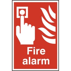 Scan Fire Alarm PVC Sign
