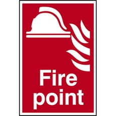 Scan Fire Point Sign