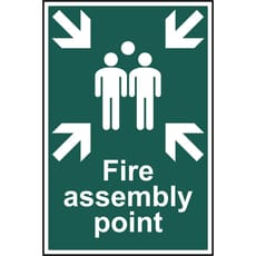 Scan Fire Assembly Point Sign