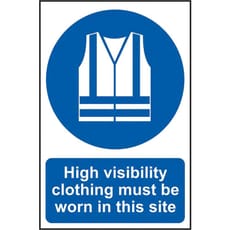 Scan High Visibility Jackets Must Be Worn In This Site PVC Sign