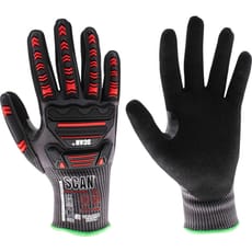 Scan Cut Level D and Impact Resistant Work Gloves