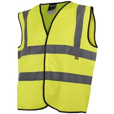 Scan Hi Vis Waistcoats Bulk Pack of 80
