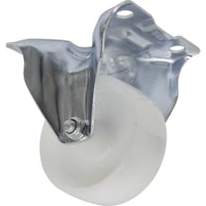 Sealey Fixed Plate Castor White Polyamide