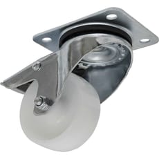 Sealey Swivel Plate Total Lock Castor White Polyamide