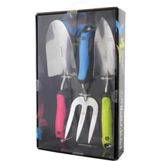 Spear and Jackson Colours 3 Piece Stainless Steel Garden Tool Set