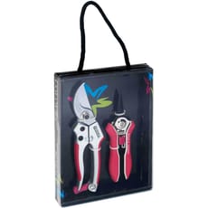 Spear and Jackson Colours Pink Bypass Secateurs and Mini Snips Set