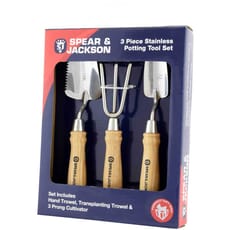 Spear and Jackson 3 Piece Stainless Steel Mini Potting Tool Set