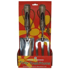 Spear and Jackson Tiny Traditions Childrens Trowel and Weedfork Set
