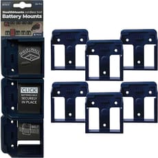 Stealth Mounts 6 Pack Battery Mounts for Bosch 18V PRO Batteries 