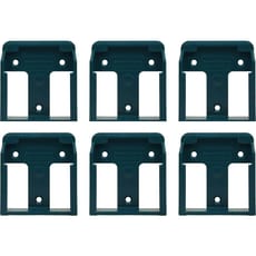 Stealth Mounts 6 Pack Battery Mounts for Makita 18V LXT Batteries 
