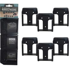 Stealth Mounts 6 Pack Battery Mounts for Makita 40V XGT Batteries 