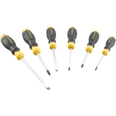Stanley 6 Piece Cushion Grip Phillips and Slotted Screwdriver Set