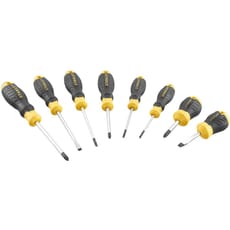 Stanley 8 Piece Cushion Grip Phillips and Slotted Screwdriver Set