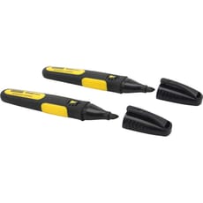 Stanley Black Chisel Tip Marker Pens