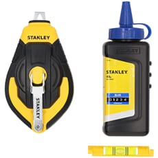 Stanley 3:1 Chalk Line Reel and Level Kit
