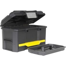 Stanley One Touch Plastic Tool Box