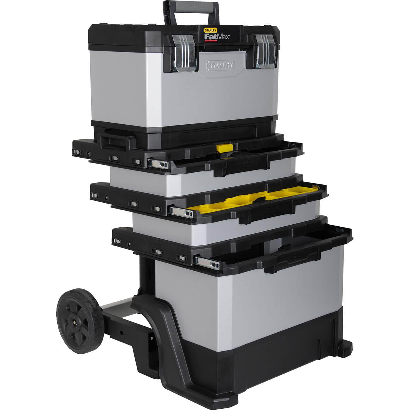 Stanley FatMax Rolling Metal Workshop Tool Box Stack Tool Boxes