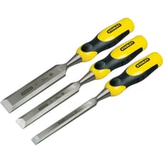 Stanley 3 Piece Dynagrip Bevel Edge Chisel Set