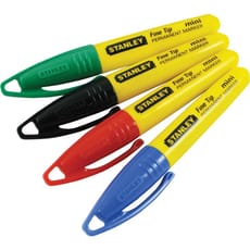 Stanley 4 Piece Mini Fine Tip Marker Pen Set