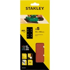 Stanley Punched Hook and Loop 1/3 Sanding Sheets