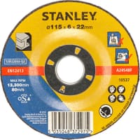 Stanley Depressed Centre Metal Grinding Disc Stanley Depressed Centre Metal Grinding Disc