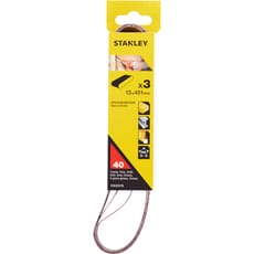 Stanley Powerfile Sanding Belts 13mm x 451mm