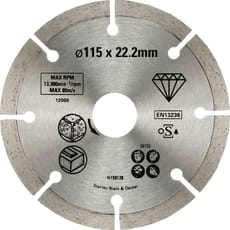 Stanley FatMax Diamond Cutting Disc for Concrete and Brick