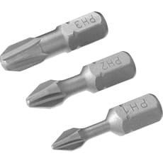 Stanley FatMax 3 Piece Phillips Torsion Screwdriver Bit Set