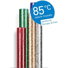 Steinel Assorted Glitter 85 Degree Low Temperature Glue Sticks