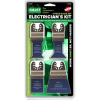 Smart 4 Piece Trade Electricians OIS Oscillating Multi Tool Blade Set 