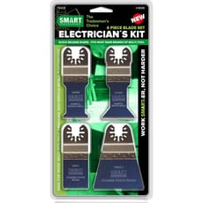 Smart 4 Piece Trade Electricians OIS Oscillating Multi Tool Blade Set
