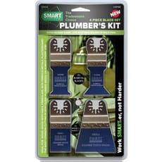 Smart 4 Piece Trade Plumbers OIS Oscillating Multi Tool Blade Set