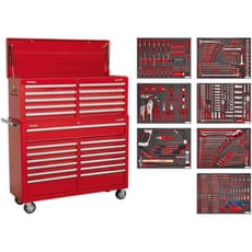 Sealey Superline Pro 23 Drawer Roller Cabinet and Tool Chest + 446 Piece Tool Kit