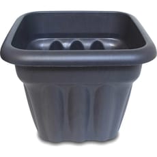 Town and Country Square Plastic Planter Pot