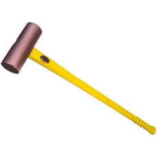 Thor Round Solid Copper Mallet Fibreglass Handle