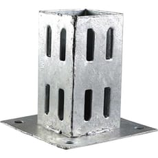 Bolt Down Fence Post Shoe Galvanised