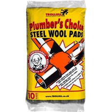 Trollull Plumbers Choice Steel Wire Wool Pads